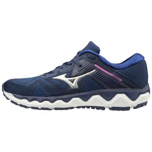 Mizuno Wave Horizon 4 Παπουτσια Για Τρεξιμο Γυναικεια - Μπλε